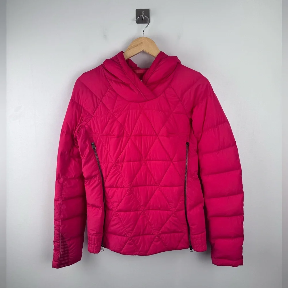 Lululemon‎ Women Pink Fluffed Up Pullover Puffer Jacket